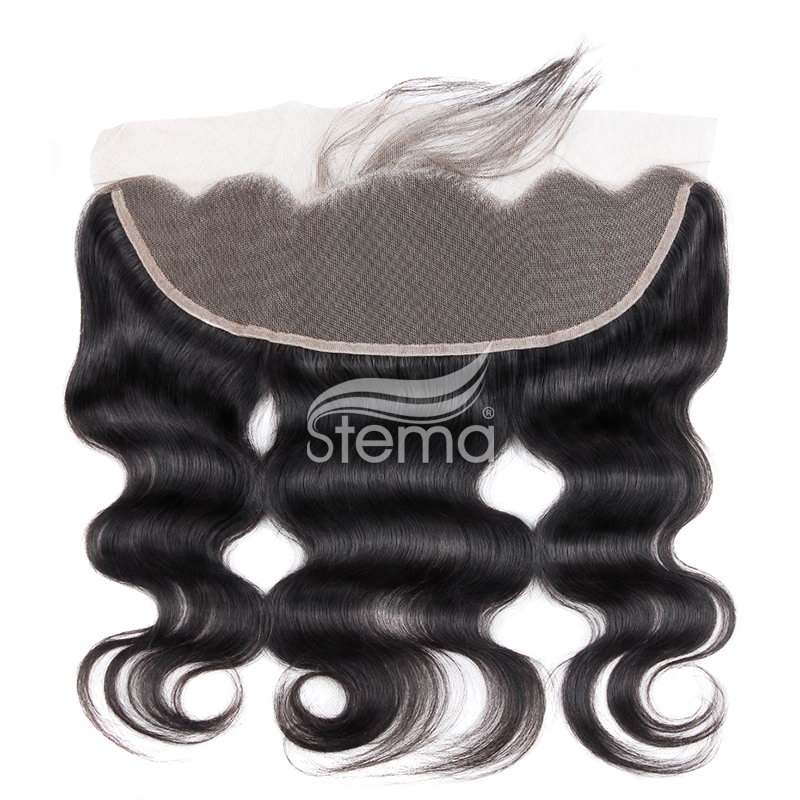 Stema Hair 13x4 Medium Brown Lace Frontal Body Wave Virgin Hair